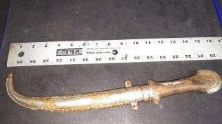 HANDMADE Antique Knife Dagger Copper Brass Sheath Arabic Persian Islamic Turkish 2