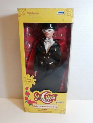 Tuxedo Mask - Sailor Moon Doll 11.  5” Rare Deluxe Adventure Irwin Toys Ultra Rare
