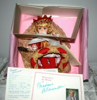 Madame Alexander Red Queen 8 " Doll W/ Box Classics Alice In Wonderland