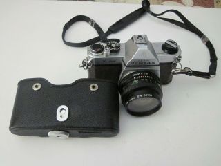 Pentax K1000 " Brown " Body Rare 35mm Slr Film Camera 50 Mm Lens Very