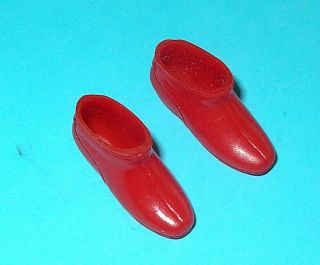 Vintage Barbie Francie Skipper Red Japan Ankle Boots Minty Set 2
