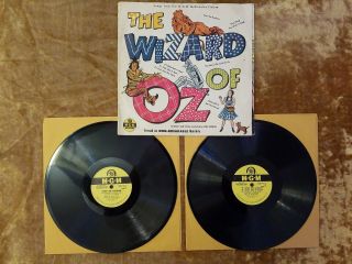 Rare The Wizard Of Oz 2x 10 " 78 Rpm Gate Fold Mgm Records 50018
