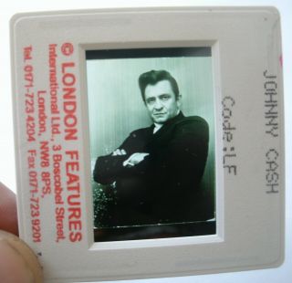 Johnny Cash 35mm Slide Negative - Uk Archives Only This One Rare