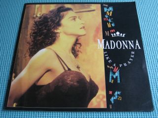 Madonna Like A Prayer Promo Book Japan Mega Rare