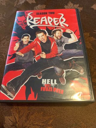 Reaper - Season 2 (dvd,  2009,  4 - Disc Set) Rare Oop Hell Just Froze Over R1