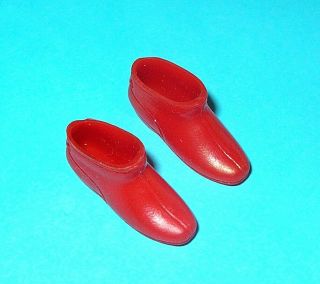 Vintage Barbie Francie Skipper Red Japan Ankle Boots Minty Set 1