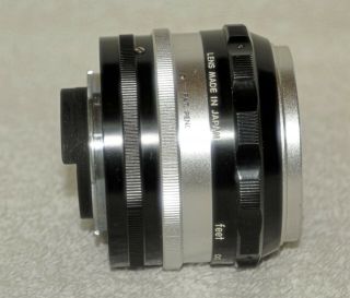 Rare & Collectible Nikon 5.  8cm (58mm) f1.  4 Lens in Nikon F Lens Mount 3