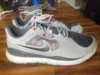Nike Tw ‘14 Tiger Wood Golf Shoes Size 11 Gray Rare