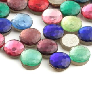Czech Vintage 2 Hole Assorted Glass Rhinestone Trimming Stone Beads (42)