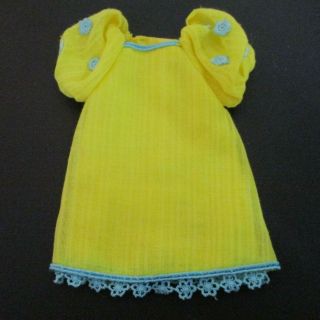 Vintage Barbie: Francie 1223 The Yellow Bit Dress