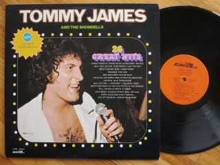 Rare Vintage Vinyl - Tommy James And The Shondells - Greatest Hits - Adamviii - 8028 - Nm