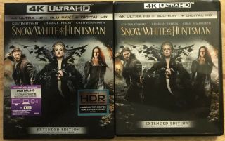 Snow White And The Huntsman 4k Ultra Hd,  Blu Ray,  Rare Out Of Print Slipcover
