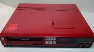 Sony Sl - 2300 Betamax Vcr Rare Red Color Unit