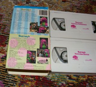 Barney ' s Exercise Circus & Parade of Numbers Bonus 2 Pack VHS Tapes Limited RARE 2