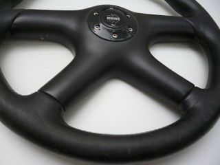 Rare 4spoke leather MOMO steering wheel 35cm from Italy 2