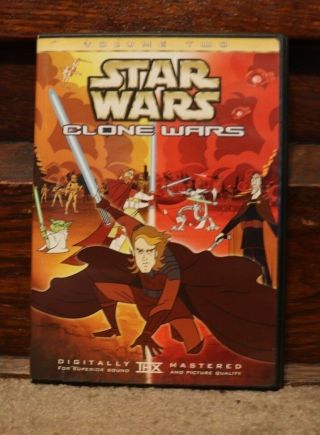 Star Wars Rare Deleted Clone Wars Vol 2 Animated Dvd Tv Series Includes Booklet