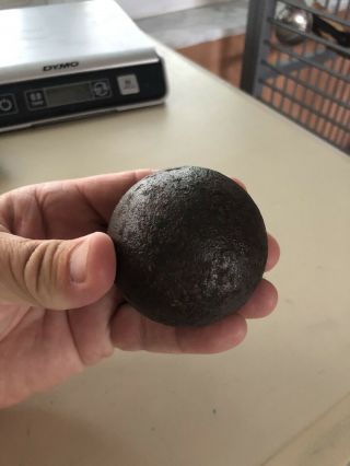 Cannon Ball Dug Up With A Metal Detector In Upstate Ny Area