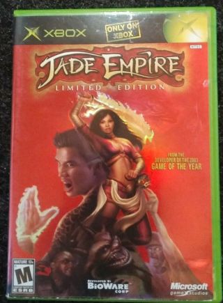 Jade Empire Limited Edition Xbox Complete Rare Microsoft