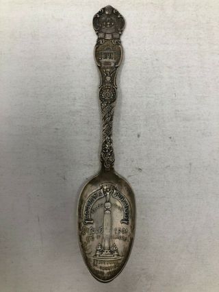Sterling Souvenir Spoon Louisiana Purchase Expo Centennial Celebration St Louis