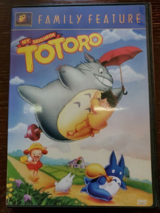 My Neighbor Totoro (r1 Dvd) Rare & Oop 20th Century Fox W/ Insert Hayao Miyazaki
