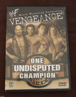 Wwf - Vengeance (dvd,  2001) Wwe Rare