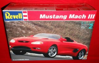 Vintage - 1994 Revell - Ford " Mustang - Mach Iii " Model Kit 1/25