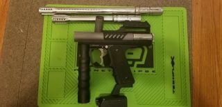 Benchmark Automag 68 Classic Tons Of Upgrades 2 Barrels Paintball Marker Rare