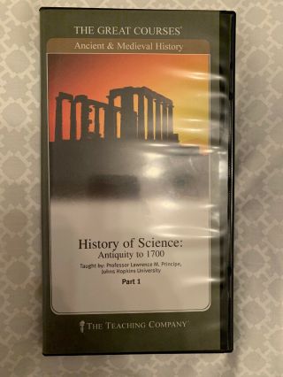 The Great Courses,  History Of Science,  Antiquity To 1700,  1 - 3
