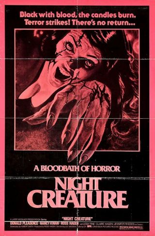 Rare 16mm Feature: Night Creature (out Of The Darkness) Nancy Kwan / Horror
