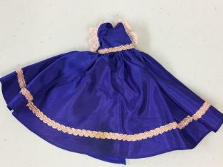 Vintage Miss Nancy Ann Storybook Dolls Royal Blue Taffeta Dress