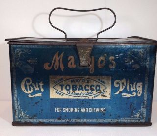 Antique Tin Advertising Lunchbox Mayo 