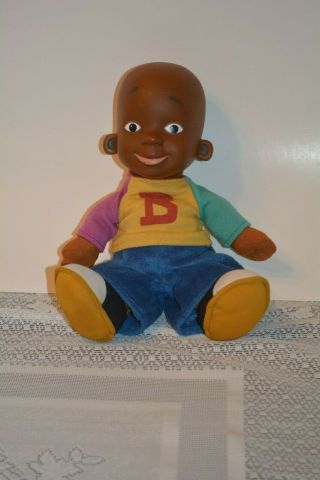 Fisher Price Little Bill Cosby Doll Baby Plush & Vinyl Toy 10 " Nick Jr.  Vtg Rare
