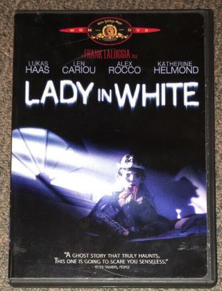 Lady In White Dvd (1988) Lukas Haas/frank Laloggia Horror Ghost Story - Rare/oop