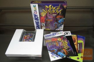 Magi - Nation (game Boy Color,  Gbc 2001) Complete - Rare
