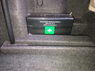 BMW E30 Cabrio First Aid and Emergency Triangle Holder Extremely Rare 3