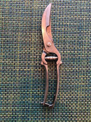 Vintage Wiss Chrome Poultry Shears Scissors No.  1309 Germany Rare