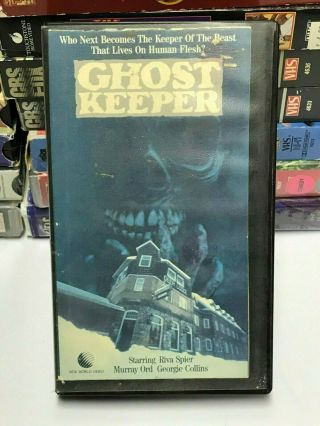 Ghost Keeper - Vhs Riva Spier Horror - Rare Cult Halloween