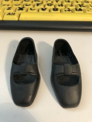 Vintage Ideal Black Bow Tie Shoes For Crissy,  Kerry,  Tressy
