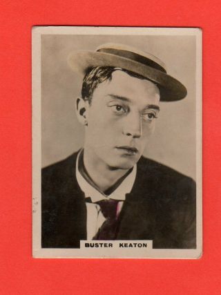 1920 1 Buster Keaton Bat Cinema Stars,  Set 5 Film Card Rare