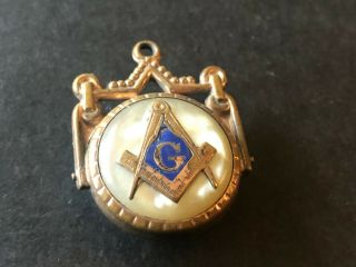 Antique Masonic Watch Fob Or Charm