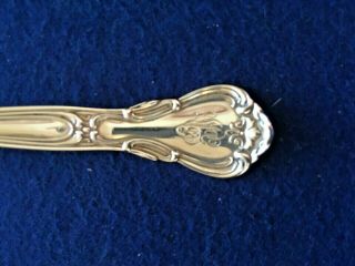 Set of 2 Antique Sterling Silver Gorham Chantilly Sugar Shell Spoons 3