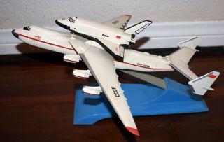Rare Vtg Soviet Cccp Antonov An - 225 Dream Buran Space Shuttle Concept Desk Model