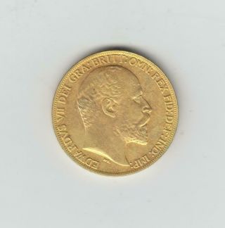 Forgery Rare 1902 Edward Vii Gold Two Pounds,  Good Quality,  10.  92gms