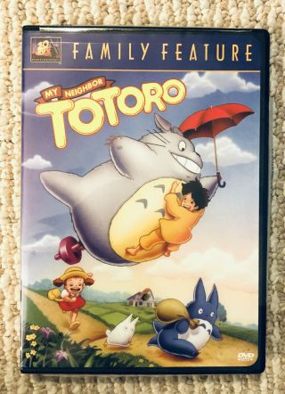 My Neighbor Totoro DVD RARE FOX DUBBING Full screen OOP 2002 w/ INSERT 2