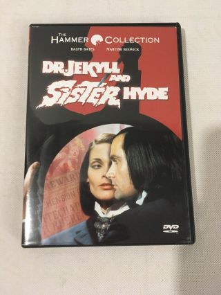 Dr.  Jekyll And Sister Hyde - Rare Hammer Anchor Bay Dvd - Ralph Bates
