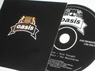 Oasis - The Masterplan // Sampler Uk Promo 4 - Track Cd 1998 Rare // Liam Gallagher