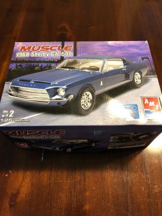 Muscle 1968 Shelby Gt - 500 Amt Ertl Ford Mustang Model Kit