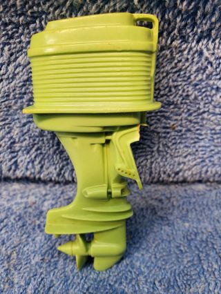 Vintage Tonka Toys Green Outboard Boat Engine Motor Part RARE 3