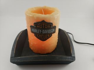 Rare Harley - Davidson Motorcycles Candle Light