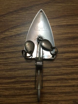 Rare Vintage Porky Hook Metal Bait Harness Spinner Spoon Unique Odd